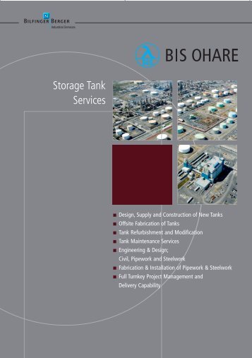 Storage Tank Services - Bilfinger Berger Industrial Services