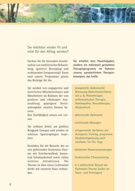 Selbstzahler Angebot als PDF - Habichtswald-Klinik