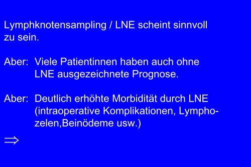 Therapie des Endometriumkarzinoms G. Emons - Habichtswald-Klinik