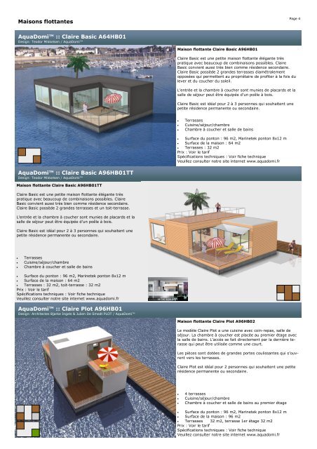 Maisons flottantes - Habiter-Autrement