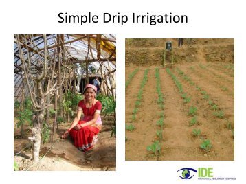 Simple Drip Irrigation Album (PDF, 1 MB) - iDE