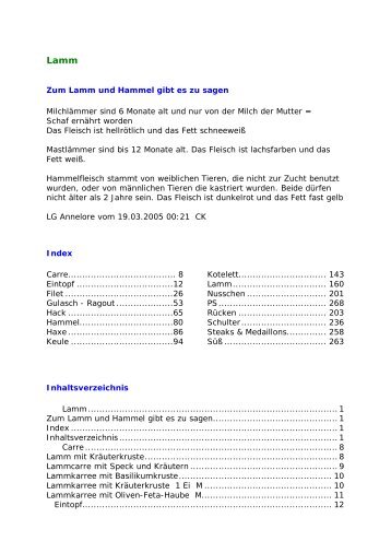 Lamm 38 - Chefkoch.de
