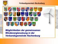 Beteiligungsmodell VG Hachenburg - Verbandsgemeinde ...