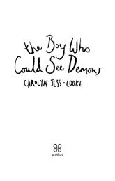 Boy Who Could See Demons extract.pdf