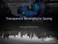 Transparent Smartphone Spying - Hacker Halted