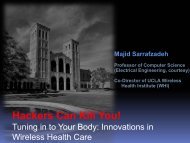 Hackers Can Kill You - Majid Sarrafzadeh - Hacker Halted