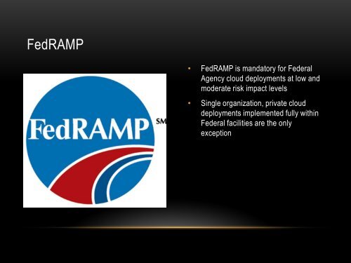 FedRAMP – How the Feds Plan to Manage Cloud - Hacker Halted