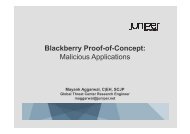 Blackberry Proof-of-Concept: Malicious Applications - Hacker Halted