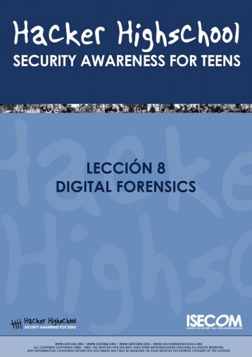 HHS - Lección 8 - Digital Forensics - Hacker Highschool