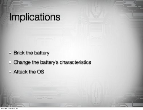 Battery Firmware Hacking - Hacker Halted