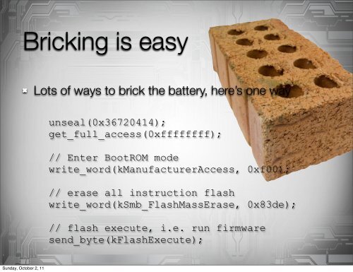 Battery Firmware Hacking - Hacker Halted