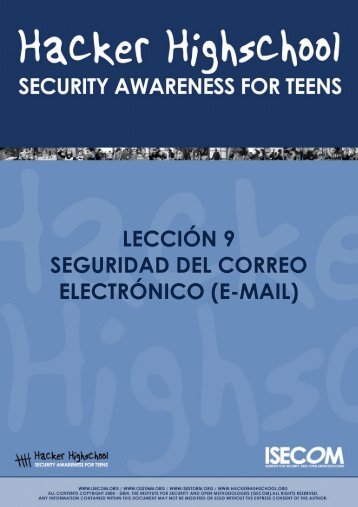 Seguridad del Correo Electrónico - Hacker Highschool