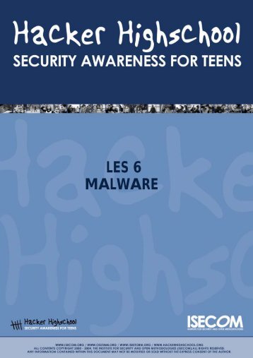 Les 06 - Malware - Hacker Highschool