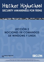 HHS - Lección 2 - Windows y Linux - Hacker Highschool