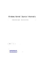 Windows Kernel Source Internals - 여리의 작업실