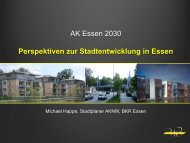 AK Essen 2030 Perspektiven zur Stadtentwicklung in ... - BKR Essen