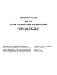 Section 8 Administrative Policy - Housing Authority of the City of ...