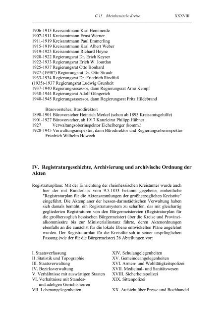 Die Rheinhessischen Kreise - Hessisches Archiv-Dokumentations ...