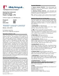 FX-EIA Enzyme Immunoassay - Factor X - Affinity Biologicals, Inc.