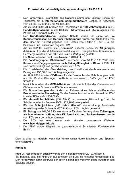 Protokoll der Jahres-Mitgliederversammlung am 23.05.2011 Seite 1 ...