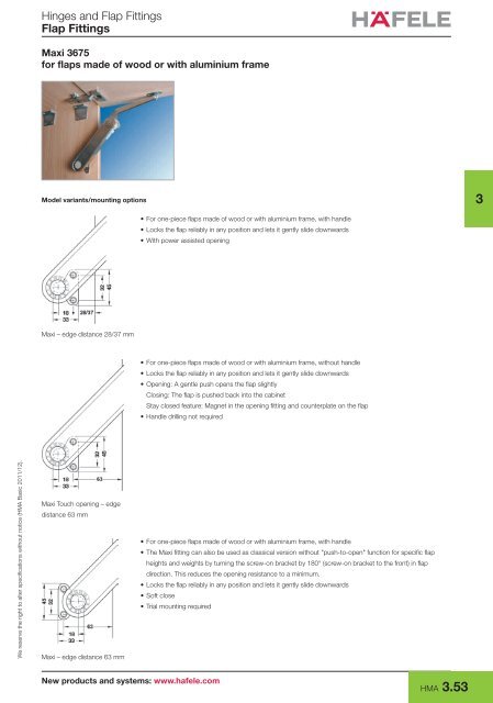 Hinges and Flap Fittings Furniture Hinges - Hafele