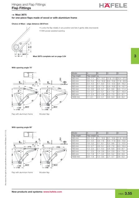 Hinges and Flap Fittings Furniture Hinges - Hafele