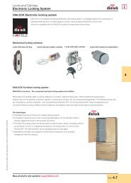DIALOCK Electronic locking system - Hafele
