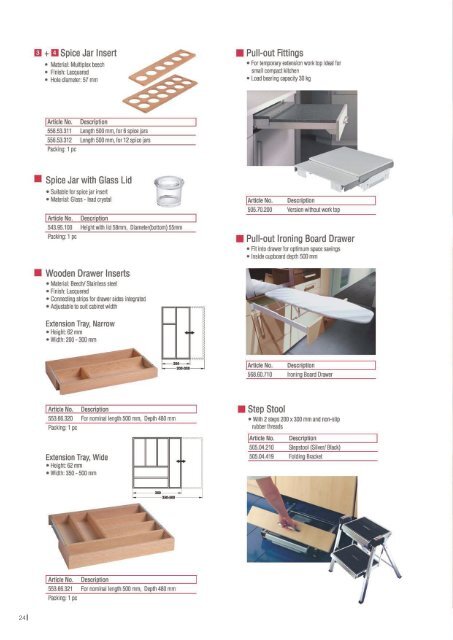 Functionality in your Kitchen 2013 (10.4MB) - Hafele