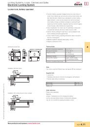 Eletronic Locking System - Hafele