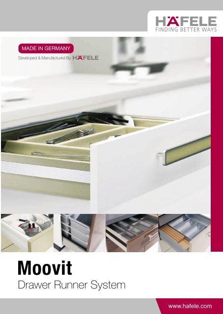Moovit Drawer System Brochure 2010 (Malaysia Version) - Hafele