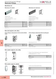 Home Improvement Fittings Wardrobe Fittings - Hafele