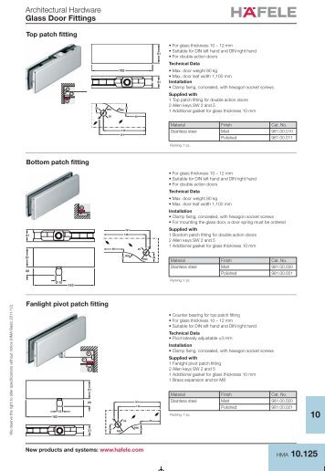 HMA 10.125 10 - Hafele