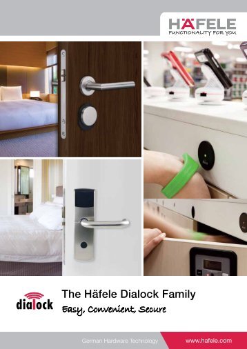 The Häfele Dialock Family (2.8MB) - Hafele