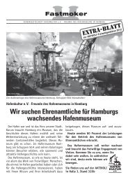 Wir suchen Ehrenamtliche für Hamburgs wachsendes Hafenmuseum