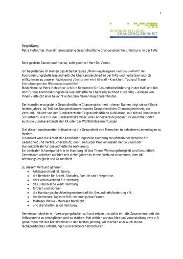 Begrüßung Hofrichter [pdf Dokument, 43 KB] - Hamburgische ...