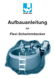 Aufbauanleitung für Flexi-Pool