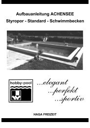 Aufbauanleitung Standard.pdf - HAGA Freizeitartikel Vertriebsges.b.H.