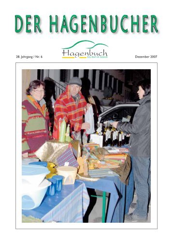28. Jahrgang / Nr. 6 Dezember 2007 - Gemeinde Hagenbuch ...