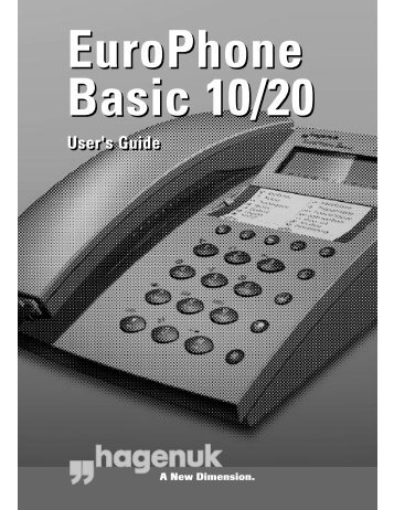 Basic 20 - Hagenuk - old stuff