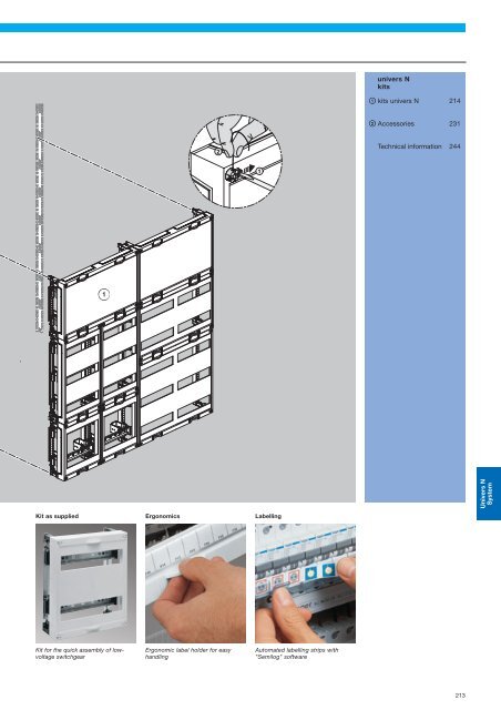 The electrician's system: univers N - Hager