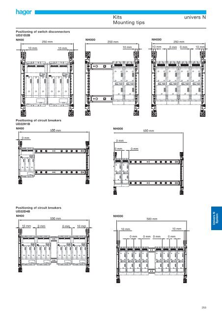 The electrician's system: univers N - Hager