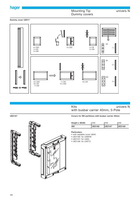 The electrician's system: univers N - Hager