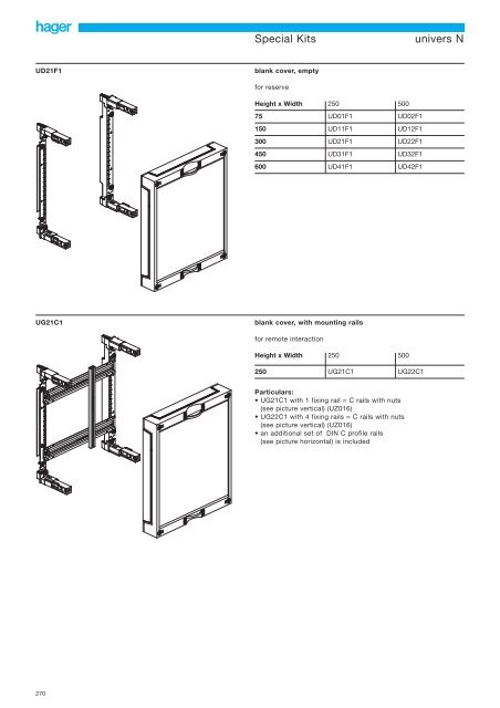 The electrician's system: univers N - Hager