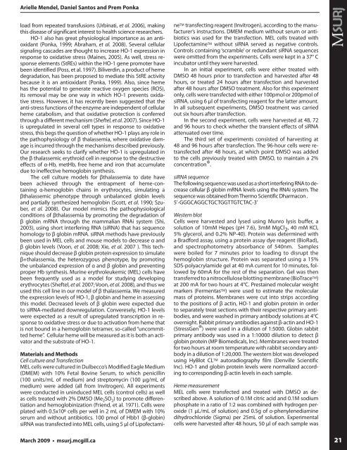 the entire issue - McGill Science Undergraduate Research Journal ...