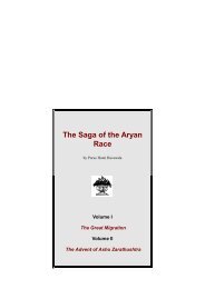 The Saga of the Aryan Race - Saga of the Aryans Home Page