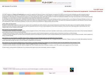 02/04/2013 NSF Checklist TC 6.2 ES-ES FLO-CERT GmbH Lista ...