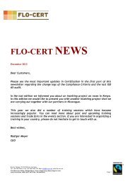 FLO-CERT NEWS - FLO-CERT GmbH