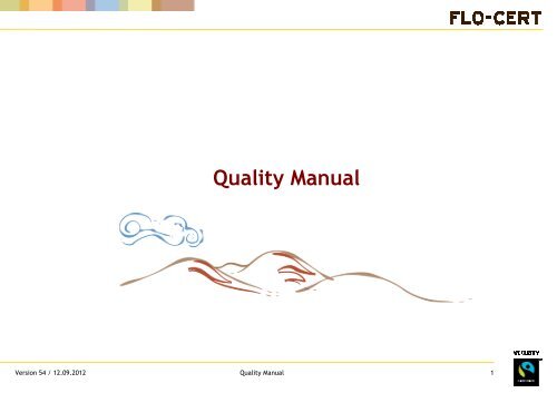 Download Quality Manual - FLO-CERT GmbH