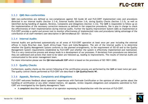 Download Quality Manual - FLO-CERT GmbH