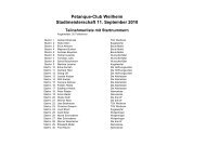 Petanque-Club Weilheim Stadtmeisterschaft 11. September 2010